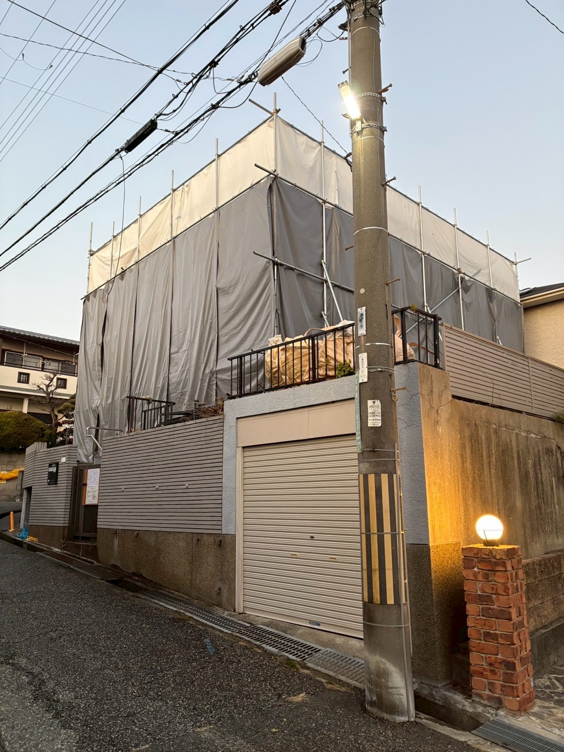 【解体工事】若草町　木造二階建て　解体中-1