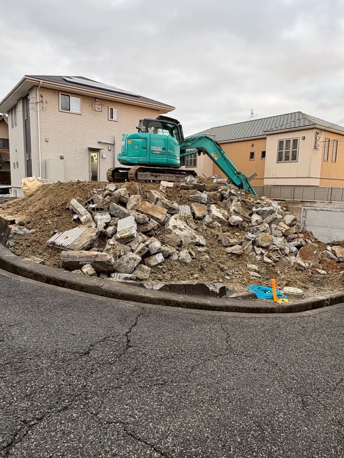 【解体工事】若草町　木造二階建て　解体中-7